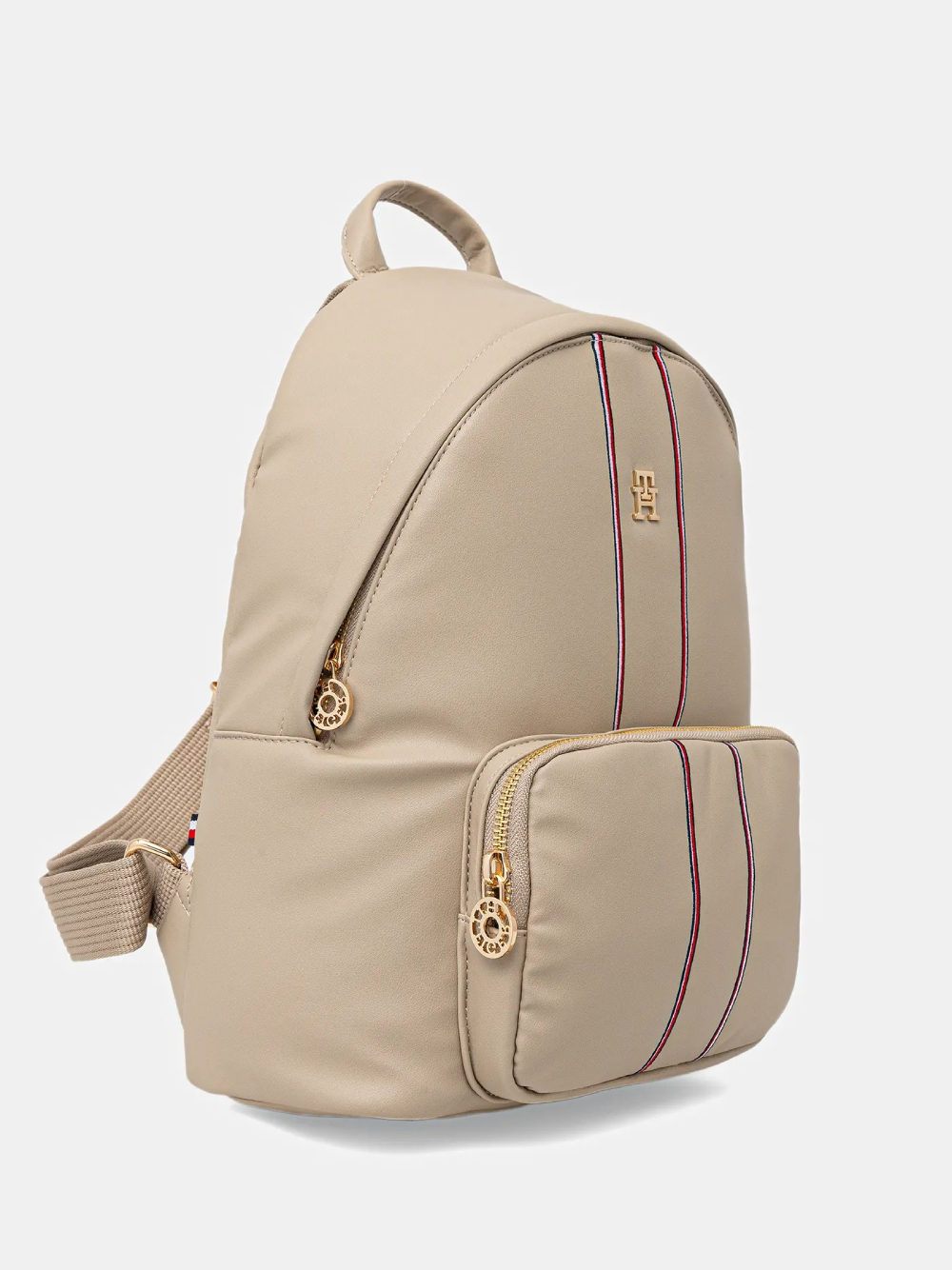 detail Tommy Hilfiger dámský béžový batoh