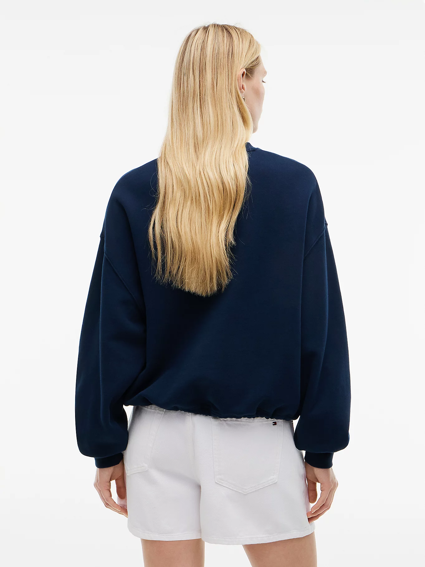 detail Tommy Hilfiger dámská tmavě modrá mikina
