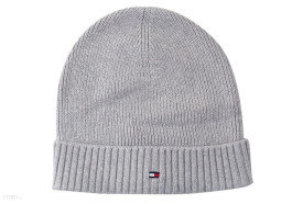 náhled Tommy Hilfiger pánská šedá zimní čepice Pima