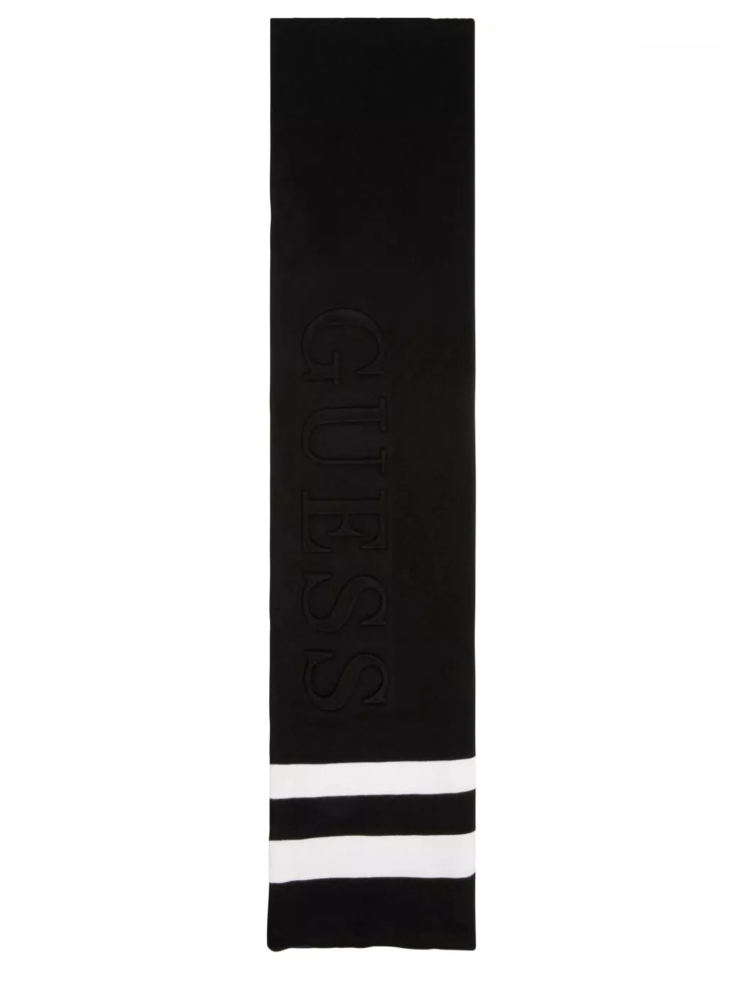 detail Guess dámská černobílá šála