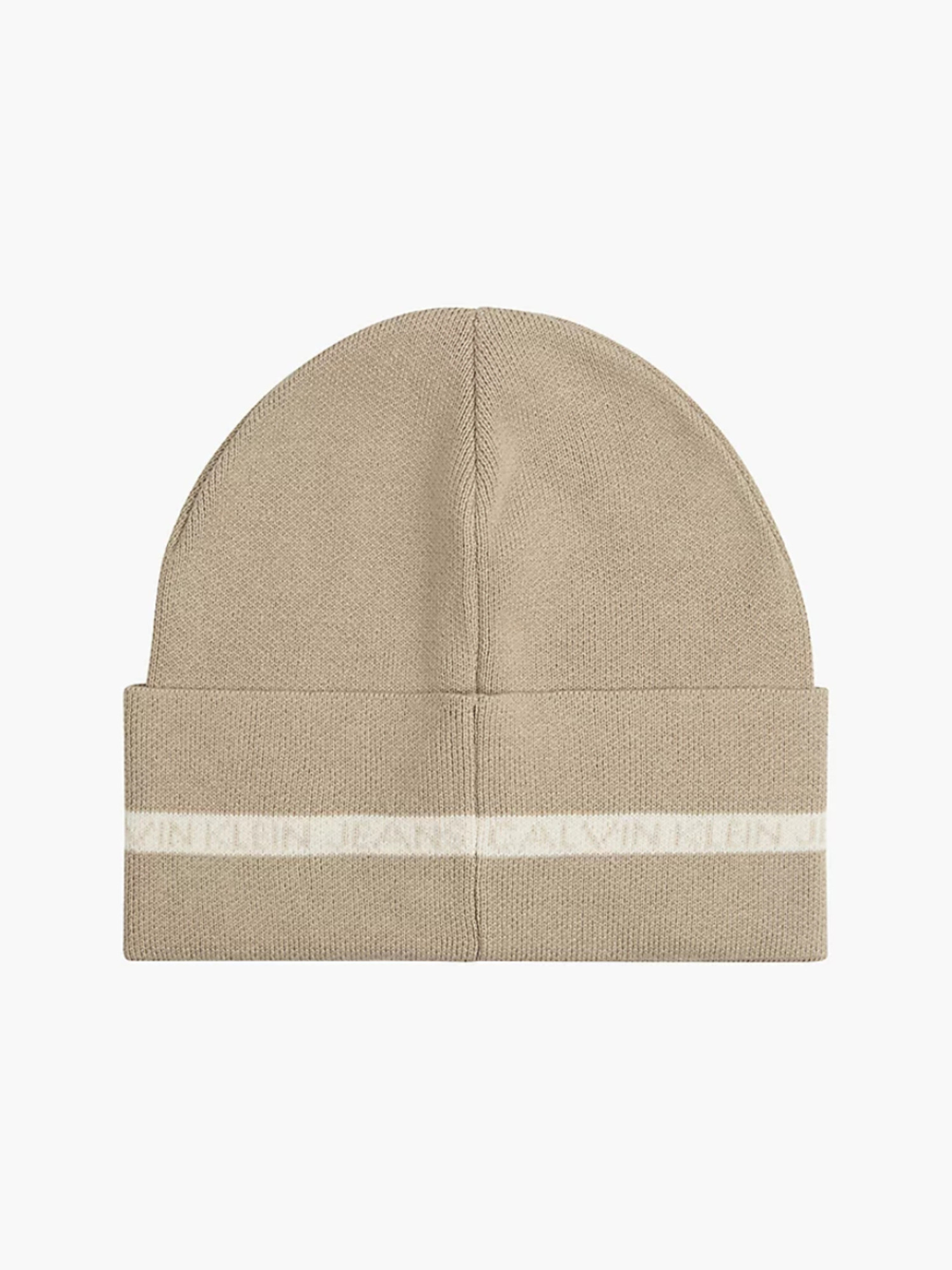 detail Calvin Klein pánská béžová čepice