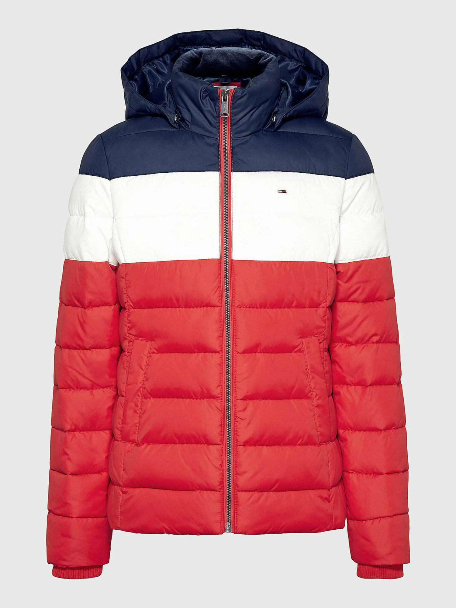 detail Tommy Jeans dámská vícebarevná bunda