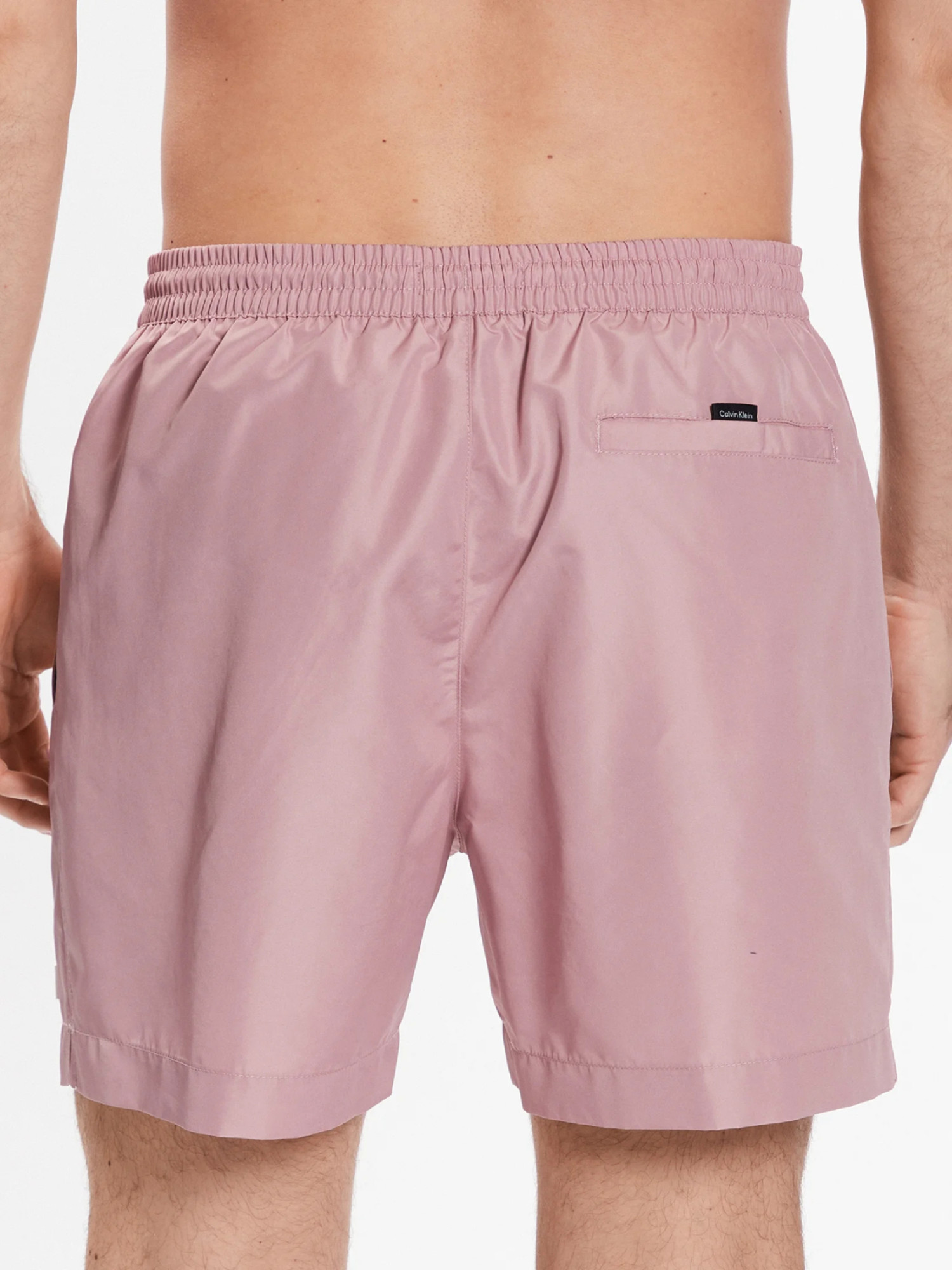 detail Calvin Klein pánské růžové plavky