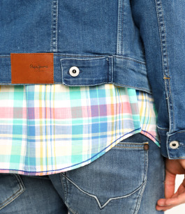 náhled Pepe Jeans pánská džínová modrá bunda Pinner