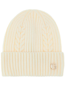 náhled Guess dámská krémová čepice