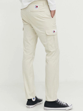 náhled Tommy Jeans pánské krémové kalhoty