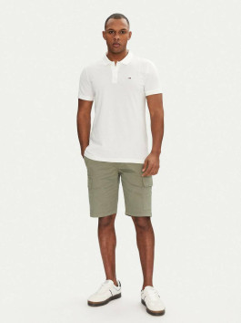 náhled Tommy Jeans pánské bílé polo tričko