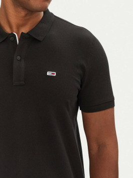 náhled Tommy Jeans pánské černé polo tričko