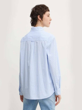 náhled Tommy Jeans dámská modro-bílá košile