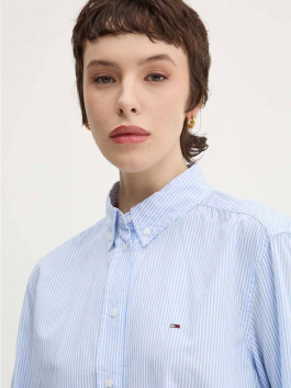 náhled Tommy Jeans dámská modro-bílá košile