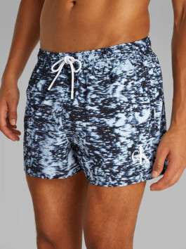 náhled Calvin Klein pánské modročerné plavky