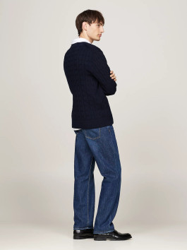 náhled Tommy Hilfiger pánský tmavě modrý svetr