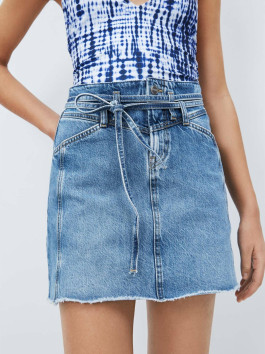 náhled Pepe Jeans dámská modrá džínová sukně Raisa