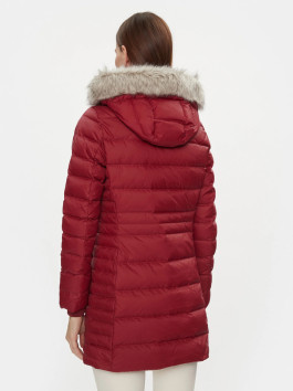 náhled Tommy Hilfiger dámská vínová bunda