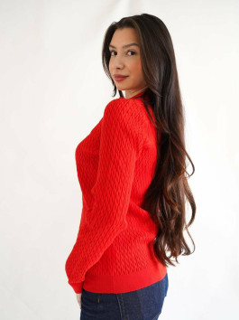 náhled Tommy Hilfiger dámský červený svetr