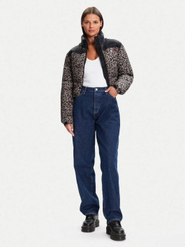náhled Tommy Jeans dámská vzorovaná zimní bunda