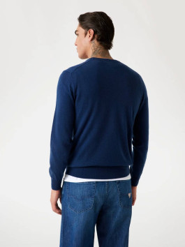 náhled Guess pánský modrý svetr