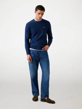 náhled Guess pánský modrý svetr