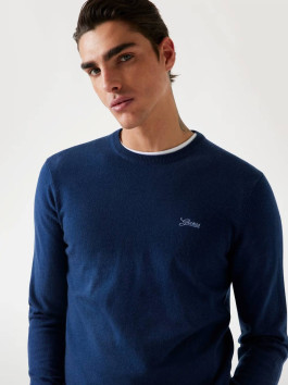 náhled Guess pánský modrý svetr