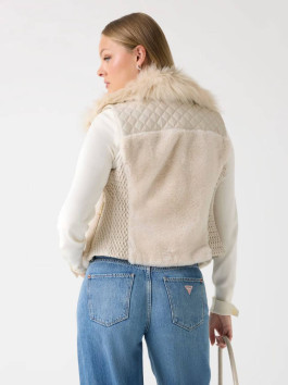 náhled Guess dámská krémová vesta