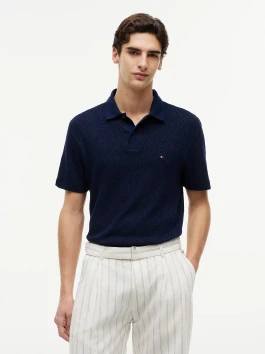 náhled Tommy Hilfiger pánské tmavě modré polo tričko