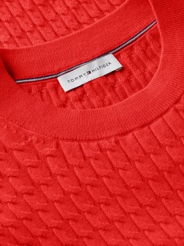 náhled Tommy Hilfiger dámský červený svetr