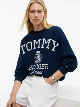 náhled Tommy Hilfiger dámská tmavě modrá mikina
