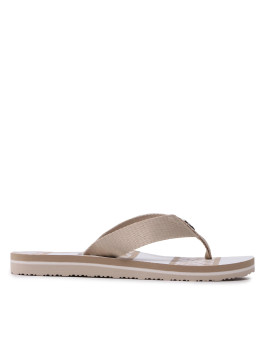 náhled Tommy Hilfiger dámské béžové žabky