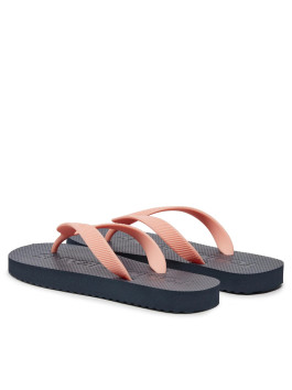 náhled Tommy Jeans dámské růžovo modré žabky