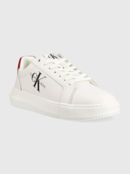 náhled Calvin Klein pánské bílé kožené tenisky CHUNKY