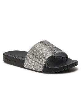 náhled Calvin Klein dámské šedočerné pantofle