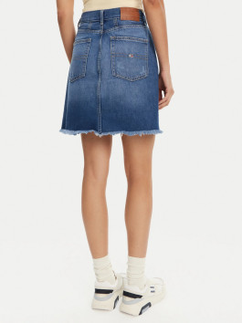 náhled Tommy Jeans dámská modrá džínová sukně