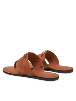 náhled Tommy Hilfiger dámské hnědé žabky