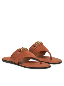 náhled Tommy Hilfiger dámské hnědé žabky