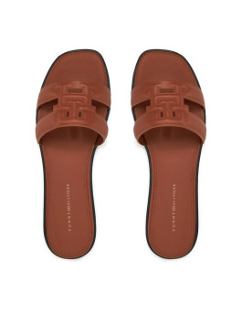 náhled Tommy Hilfiger dámské hnědé žabky
