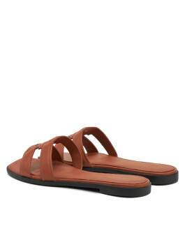 náhled Tommy Hilfiger dámské hnědé žabky