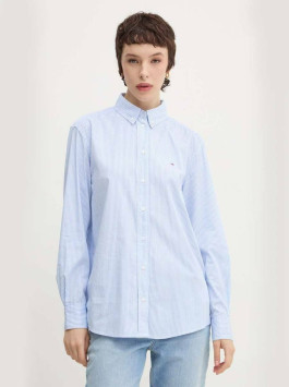 náhled Tommy Jeans dámská modro-bílá košile