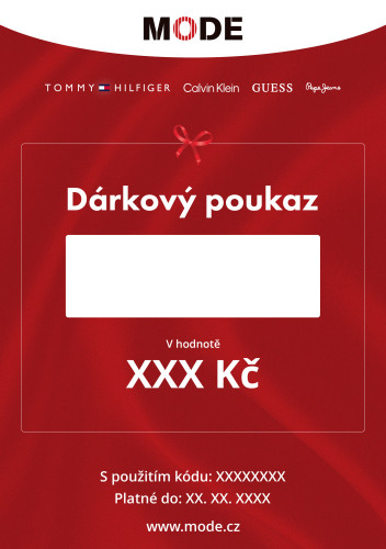 Dárkový poukaz - červený