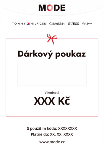 Dárkový poukaz - bílý