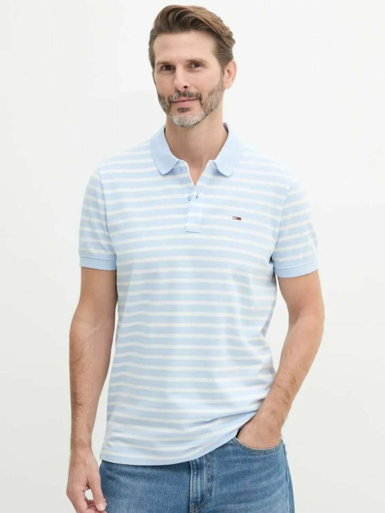 Tommy Jeans pánské pruhované polo tričko