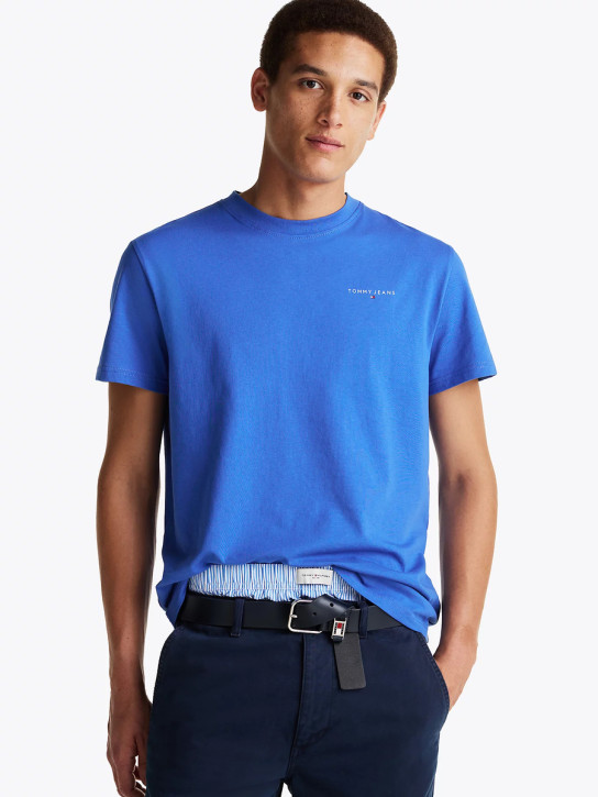 Tommy Jeans pánské světle modré tričko