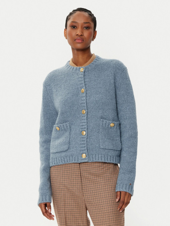 Tommy Hilfiger dámský modrý kardigan