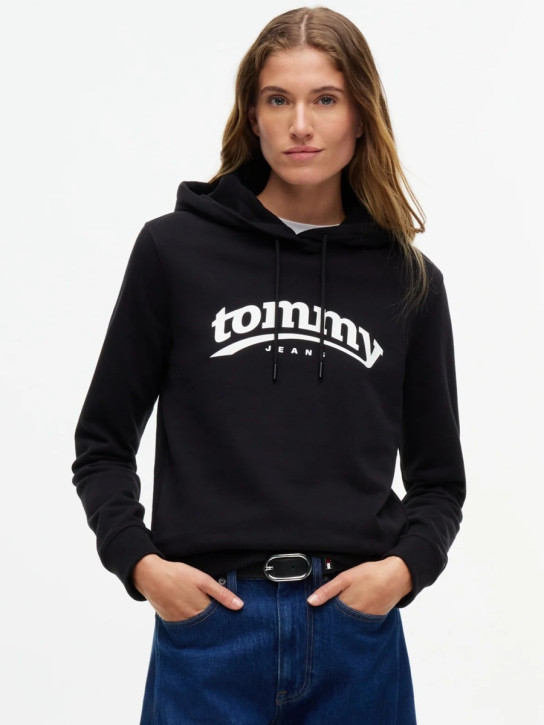 Tommy Jeans dámská černá mikina