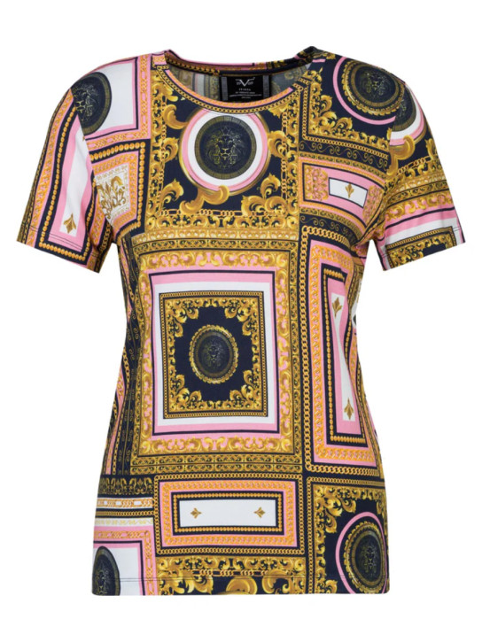 19v69 dámské vzorované tričko