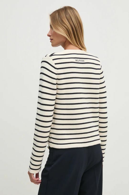 detail Tommy Hilfiger dámský bavlněný svetr