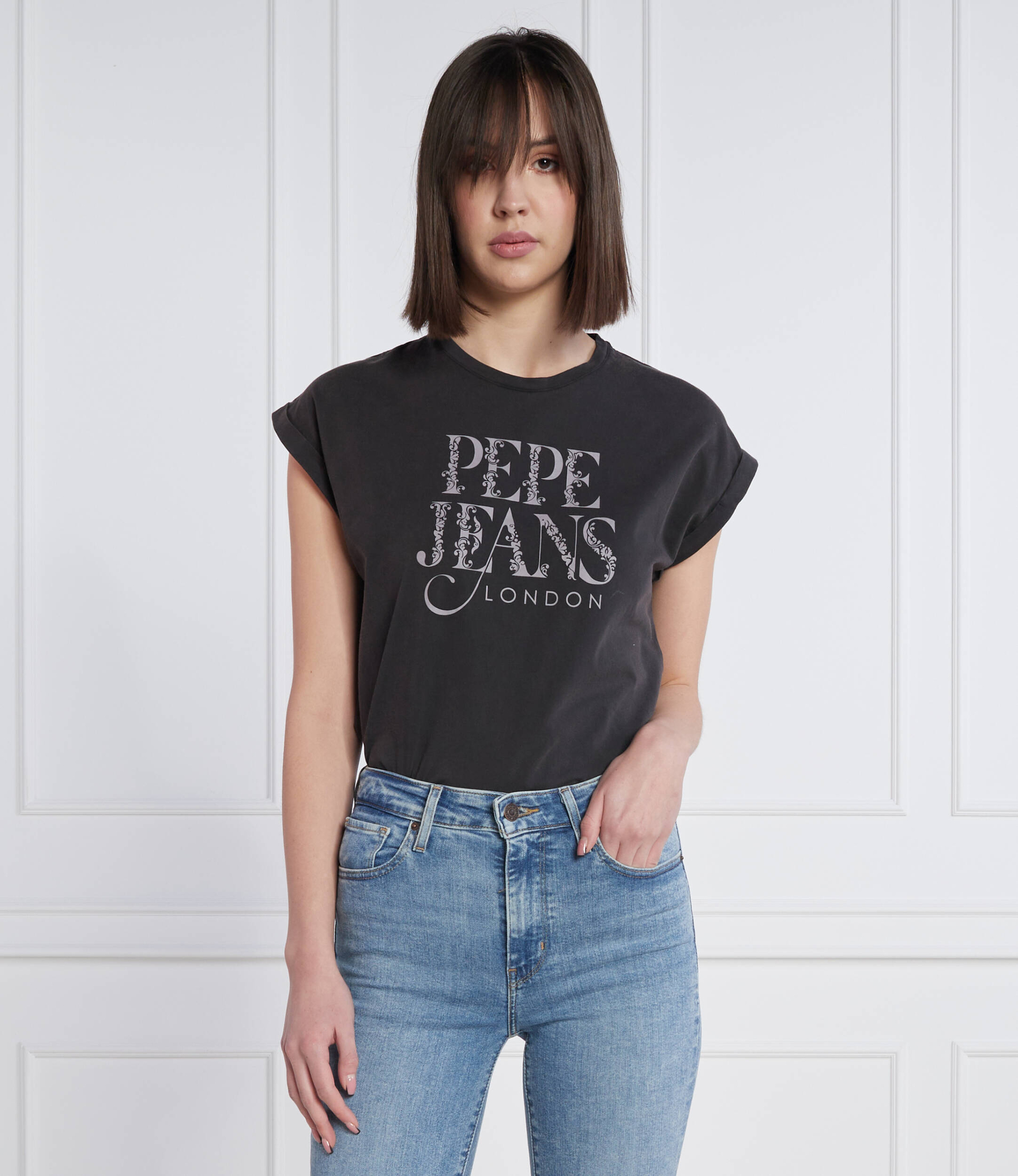 Levně Pepe Jeans černé dámské Linda tričko - M (990)