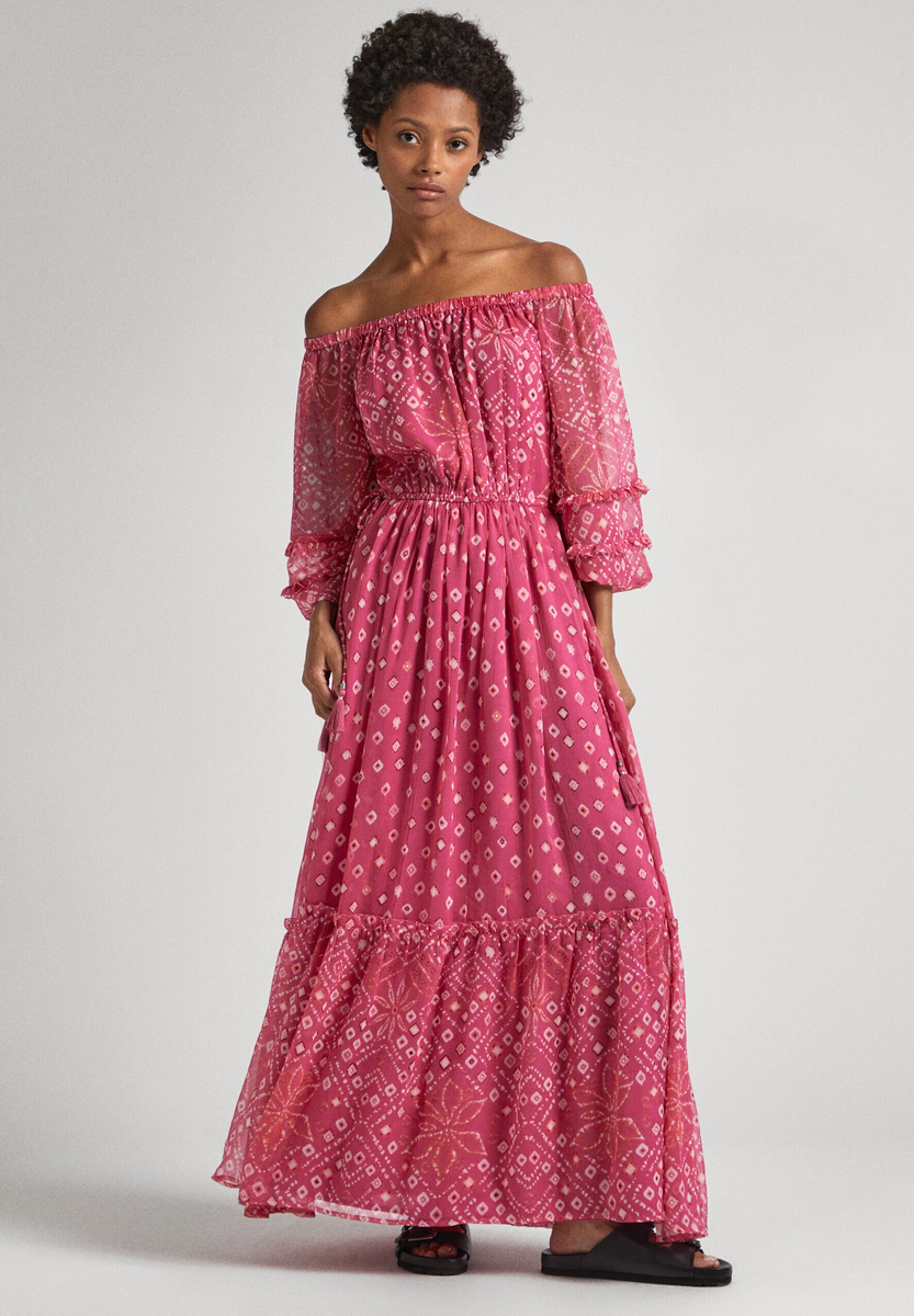 Pepe Jeans dámské růžové šaty MARLENE - XS (363)