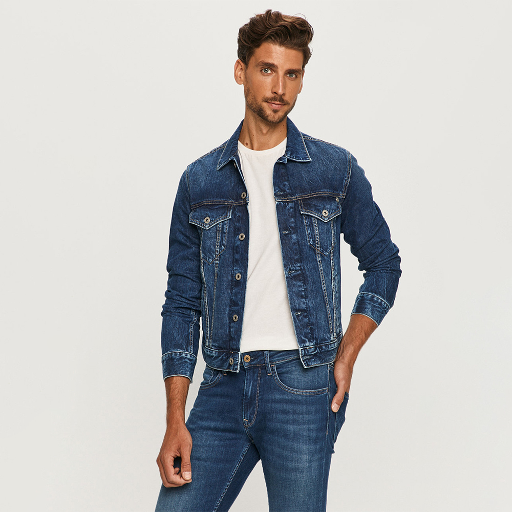 Pepe Jeans pánská džínová bunda - M (000)