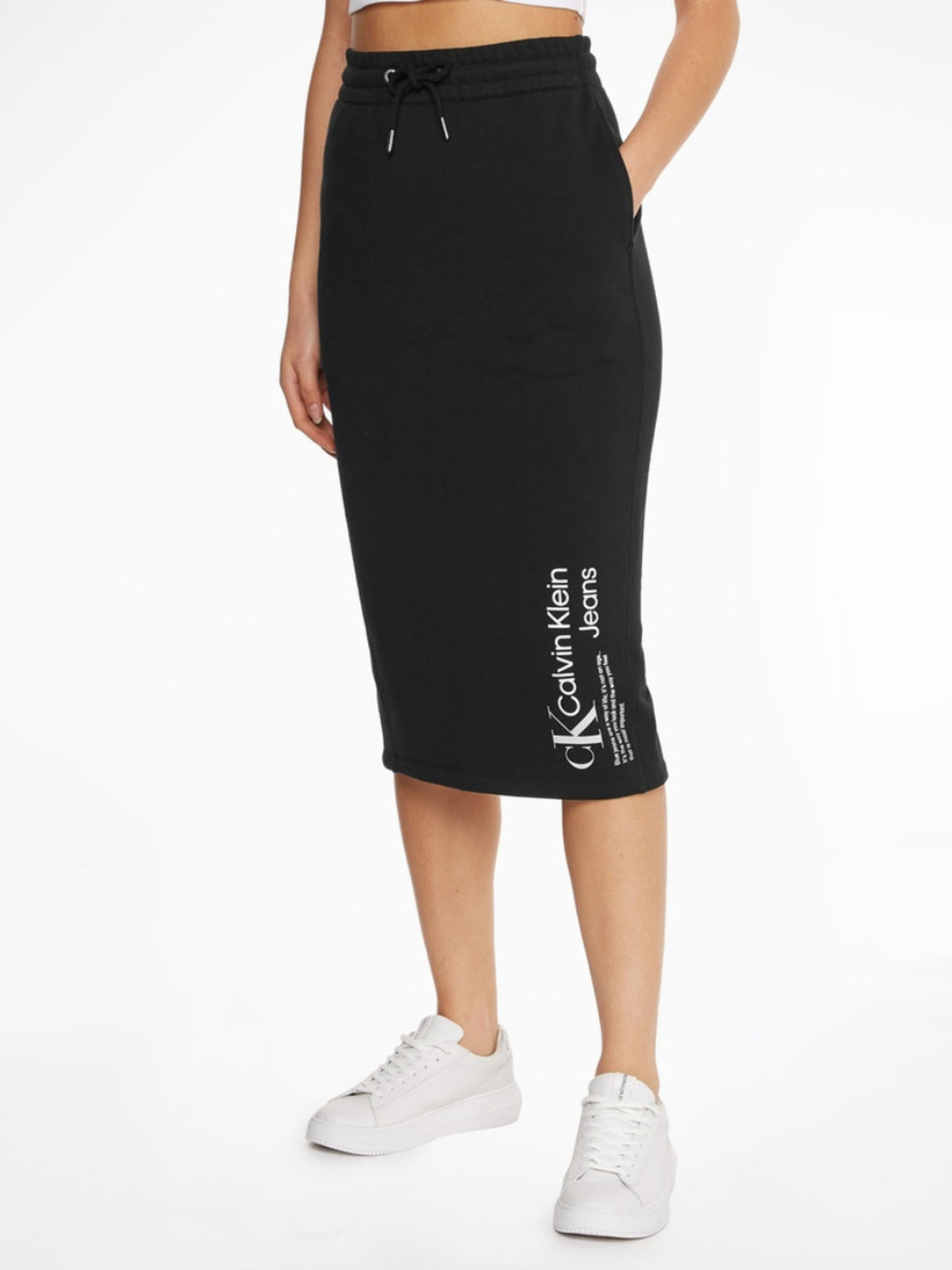 Calvin Klein dámská černá sukně - M (BEH)