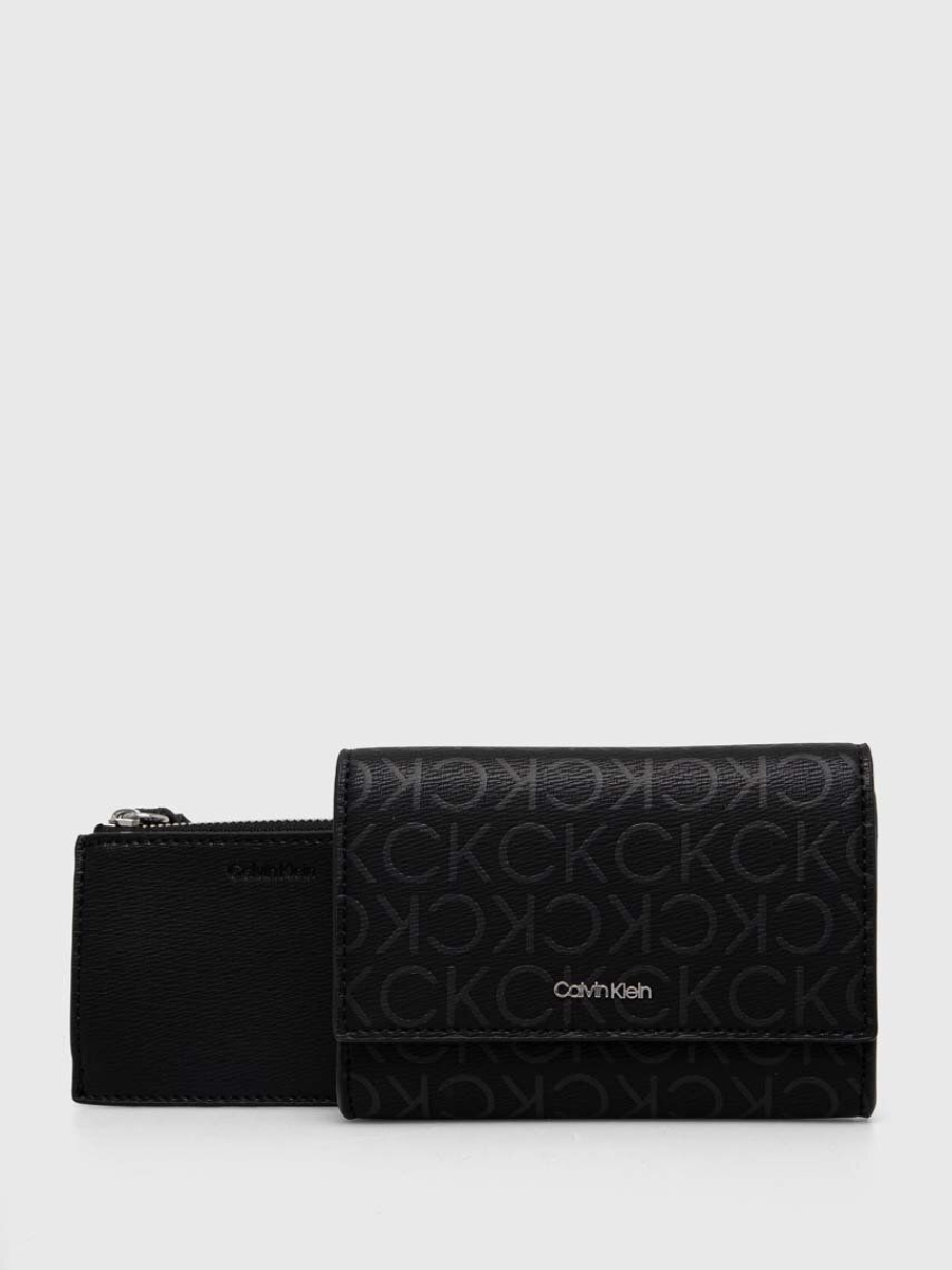 Levně Calvin Klein dámská černá peněženka